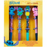 Disney Stitch Pen Set for Girls Teens Black Ballpoint Pen Uni Office School Supplies Gift Set