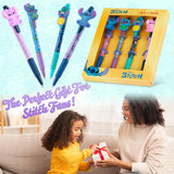 Disney Stitch Pen Set for Girls Teens Black Ballpoint Pen Uni Office School Supplies Gift Set