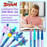 Disney Stitch Pen Set for Girls Teens Black Ballpoint Pen Uni Office School Supplies Gift Set