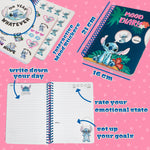 Disney Stitch Kids Diary - Mood Journal with Stickers and Pen - Get Trend