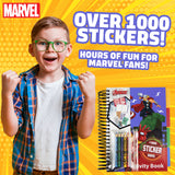 Marvel Boys Sticker Book with Over 1000 Spiderman Stickers - Multi Avengers - Get Trend