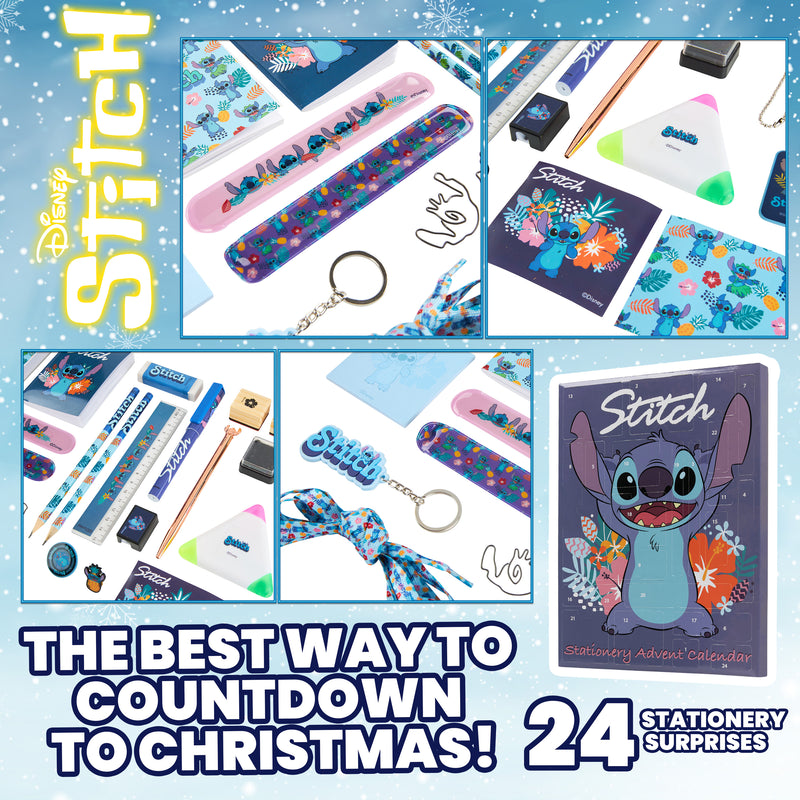Disney Stitch Advent Calendar 2023 for Kids and Teenagers - Stitch Stationery - Get Trend