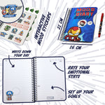 Marvel Kids Diary - Irron Man Mood Journal with Stickers and Pen - Get Trend