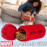 Marvel Pencil Case with 48 Colouring Pencils Included - Red Spiderman - Get Trend