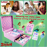 Disney Stitch Notebook Stationery Set Kids Teens Diary DIY Journal Kit - Get Trend
