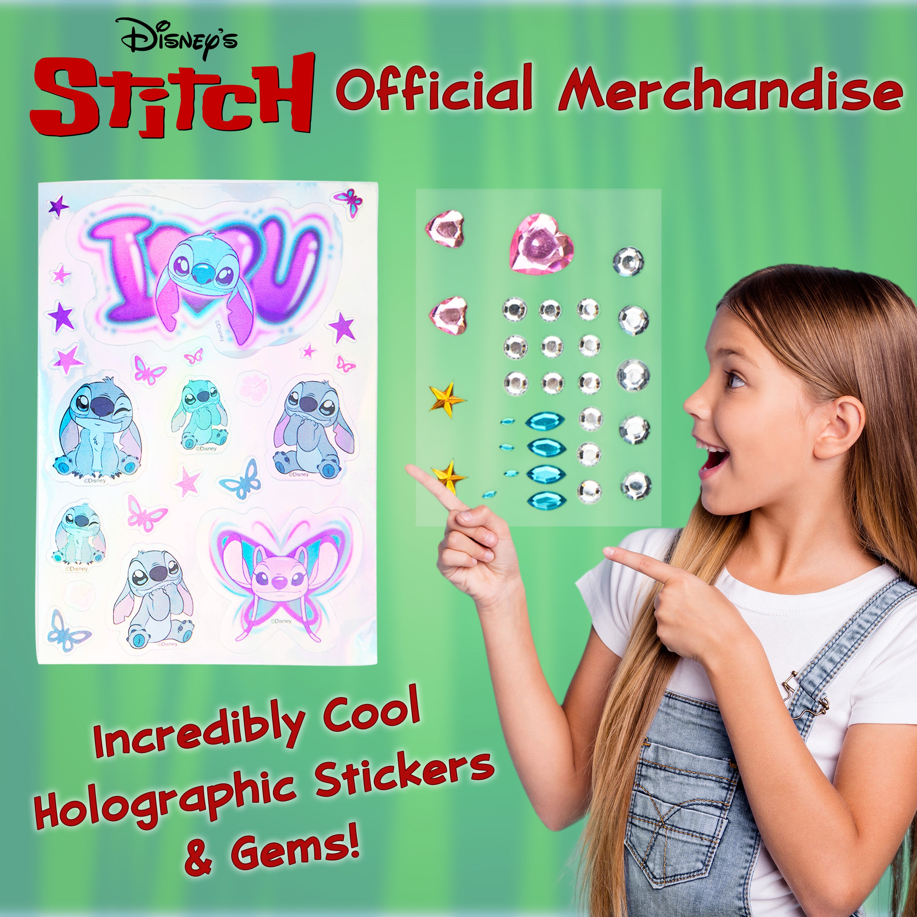 Disney Stitch Notebook Stationery Set Kids Teens Diary DIY Journal Kit - Get Trend