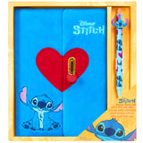 Disney Stitch A5 Secret Diary & Pen Set Stitch Gifts (Stitch Lock)