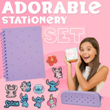 Disney Stitch A5 Diary and Stationery Set with Customisable Character Pins