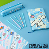 Get Trend Cinnamoroll Pencil Case Notebook Stickers and Pens Kawaii Stationery Set