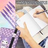 Get TrendKuromi Pencil Case Notebook Stickers and Pens Kawaii Stationery Set