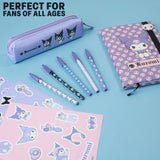 Get TrendKuromi Pencil Case Notebook Stickers and Pens Kawaii Stationery Set