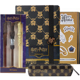 Get Trend Harry Potter Pencil Case Notebook Stickers and Wand Pens Stationery Set