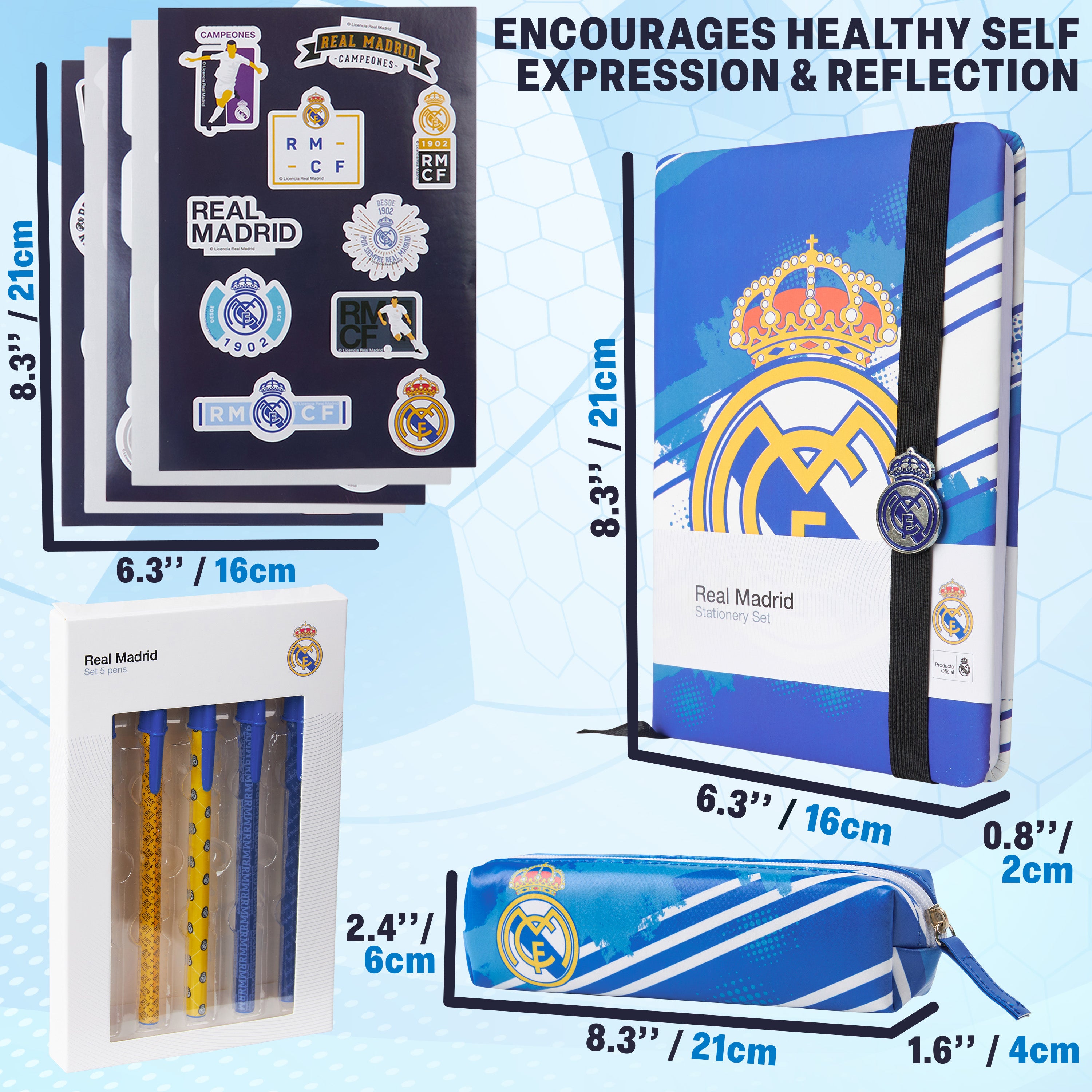 Estuche Escolar Real Madrid Club De Futbol - Moose Color Gris Oscuro Estuche Escolar Real Madrid Club De Futbol - Moose Color Gris Oscuro