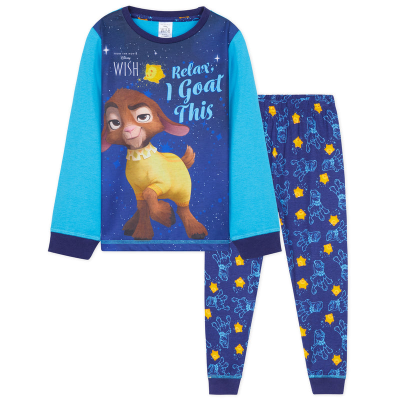 Disney Wish Girls Pyjamas for Kids - Blue Wish