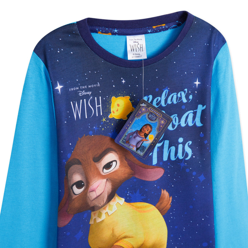 Disney Wish Girls Pyjamas for Kids - Blue Wish - Get Trend