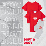 Manchester United F.C. Boys Pyjamas Set, Comfy 2 Piece Nightwear Set, Boys Gifts