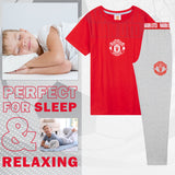 Manchester United F.C. Boys Pyjamas Set, Comfy 2 Piece Nightwear Set, Boys Gifts