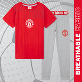 Manchester United F.C. Boys Pyjamas Set, Comfy 2 Piece Nightwear Set, Boys Gifts