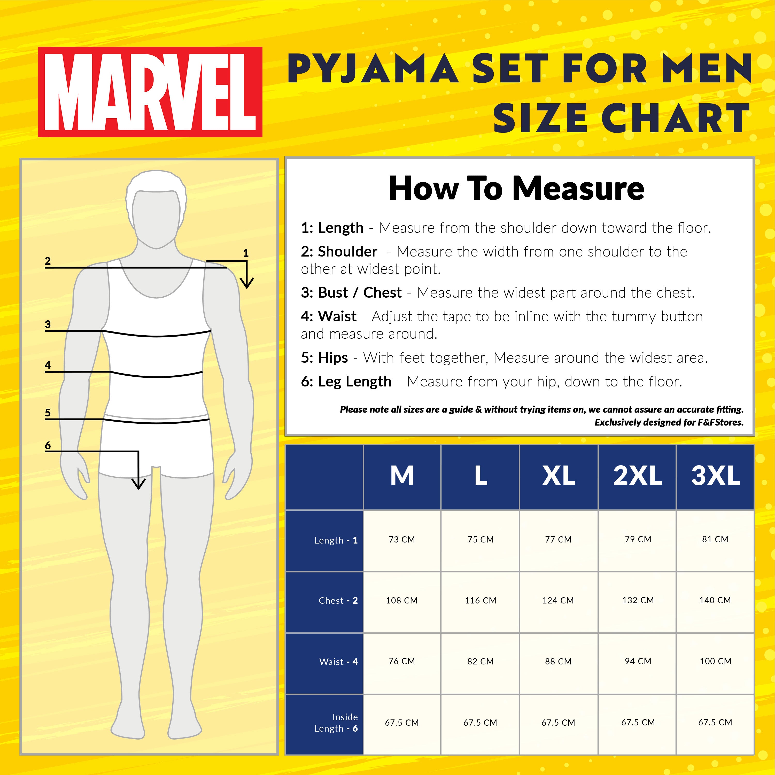 Marvel Mens Pyjamas Set - Comfy Cotton Loungewear for Dad - Get Trend