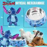 Disney Stitch Dog Toy and Food Bowl Set Squeaky Soft ToyNon Slip Food Bowl - Dog Gifts