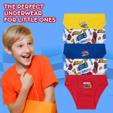 Hot Wheels Boys Underwear Briefs - Pack of 5