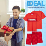 Get Trend Pyjamas for Boys Teens Short Football PJs Set Breathable Nightwear Loungewear - Get Trend