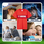 Get Trend Pyjamas for Boys Teens Short Football PJs Set Breathable Nightwear Loungewear - Get Trend