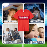 Get Trend Pyjamas for Boys Teens Short Football PJs Set Breathable Nightwear Loungewear - Get Trend