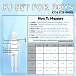 Get Trend Pyjamas for Boys Teens Short Football PJs Set Breathable Nightwear Loungewear - Get Trend