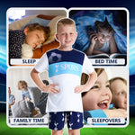 Tottenham Hotspur F.C. Boys Short Pyjamas Sets, Cotton Lounge Wear - Spurs Gifts - Get Trend