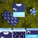 Tottenham Hotspur Mens Pyjamas Set, Spurs Gifts for Men - White/Navy - Get Trend