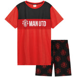 Manchester United F.C. Boys Short Pyjamas Set, Breathable Lounge Wear -  Gifts