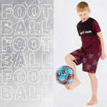 Get Trend Pyjamas for Boys Teens Short Football PJs Set Breathable Nightwear Loungewear Jammies Sleepwear Boys Gifts - Get Trend