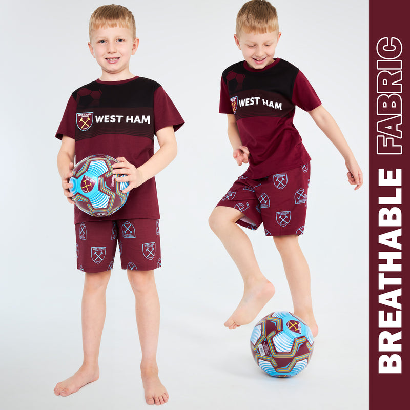 West Ham United F.C. Boys Short Pyjamas - Get Trend