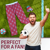 West Ham United F.C. Mens Pyjama Bottoms, Cotton Lounge Pants - West Ham Gifts