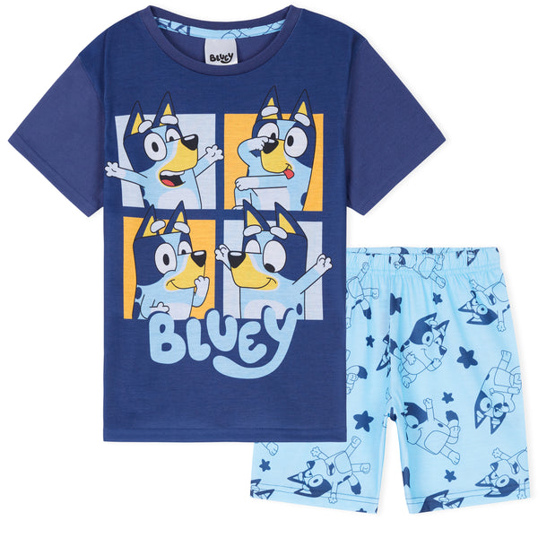 Bluey Pyjamas for  Girls and Boys PJs 2 Piece Nightwear T-Shirt Short