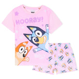 Bluey Pyjamas for Kids Girls and Boys PJs 2 Piece Nightwear T-Shirt Short Kids PJs
