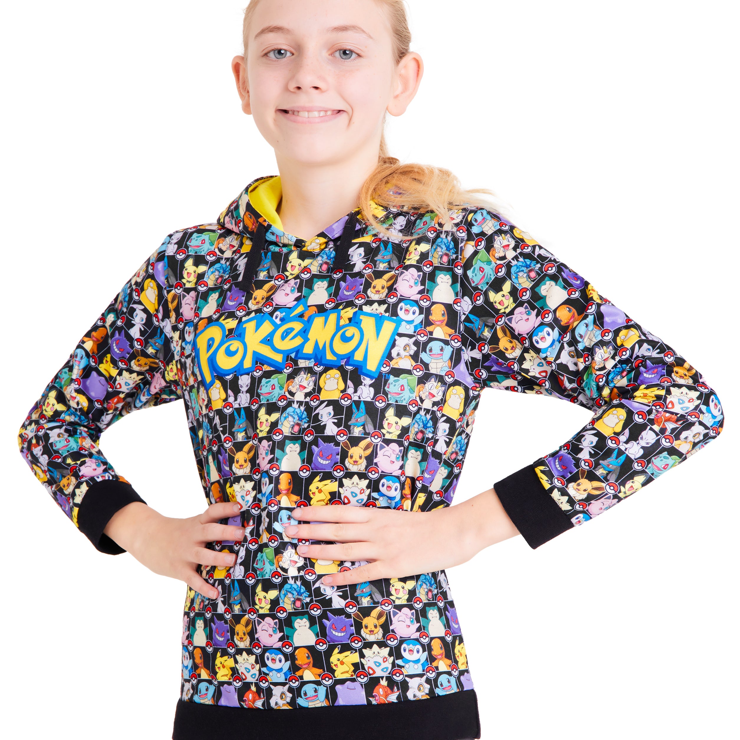 Pokemon Kids Hoodie for Teenagers and Boys, AOP Pokemon Hoodie - Get Trend