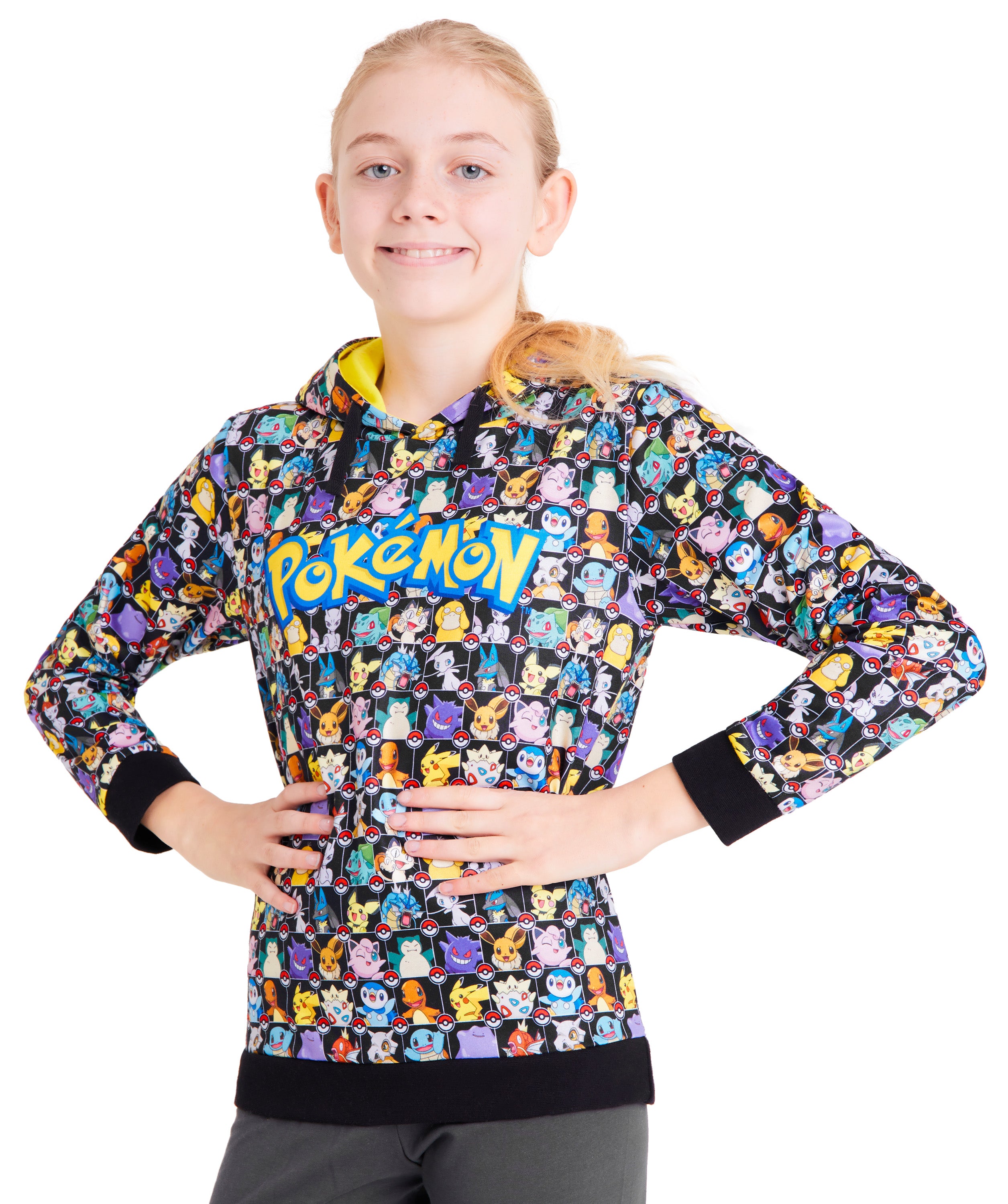 Pokemon Kids Hoodie for Teenagers and Boys, AOP Pokemon Hoodie - Get Trend