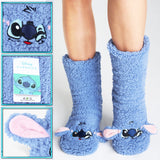 Disney Slipper Socks for Women and Teenagers Fleece Non Slip One Size