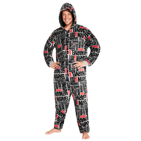 Marvel onesie best sale pajamas for adults