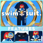 Sonic The Hedgehog Boys Swimming Costume Summer Holiday Essentials for Kids - Get Trend