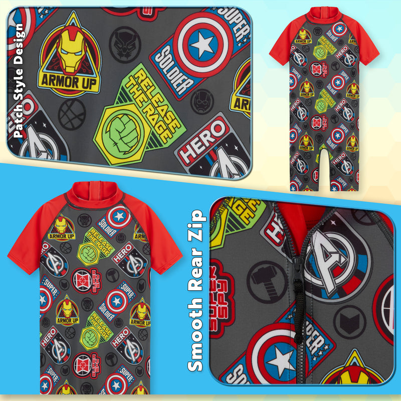 Marvel Kids Swimming Costume Summer Holiday Essentials for Kids - Get Trend