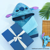 Disney Stitch Fleece Hoodie Blanket for Kids and Teenagers - One Size