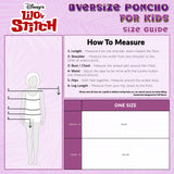 Disney Stitch Fleece Hoodie Blanket for Kids and Teenagers - One Size