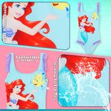 Disney Stitch Girls Swimming Costume Stretchy One Piece Swimsuit Comfy Teenagers Swimwear Beach Pool Holiday Essentials