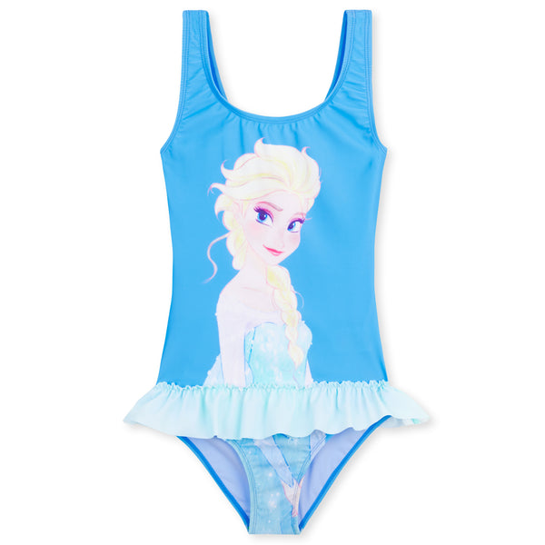Disney Swimming Costume Girls  One Piece Swimsuit - Elsa
