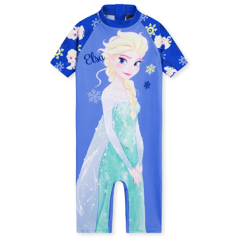 Disney Frozen  Girls Swimming Costume Full Swimsuit