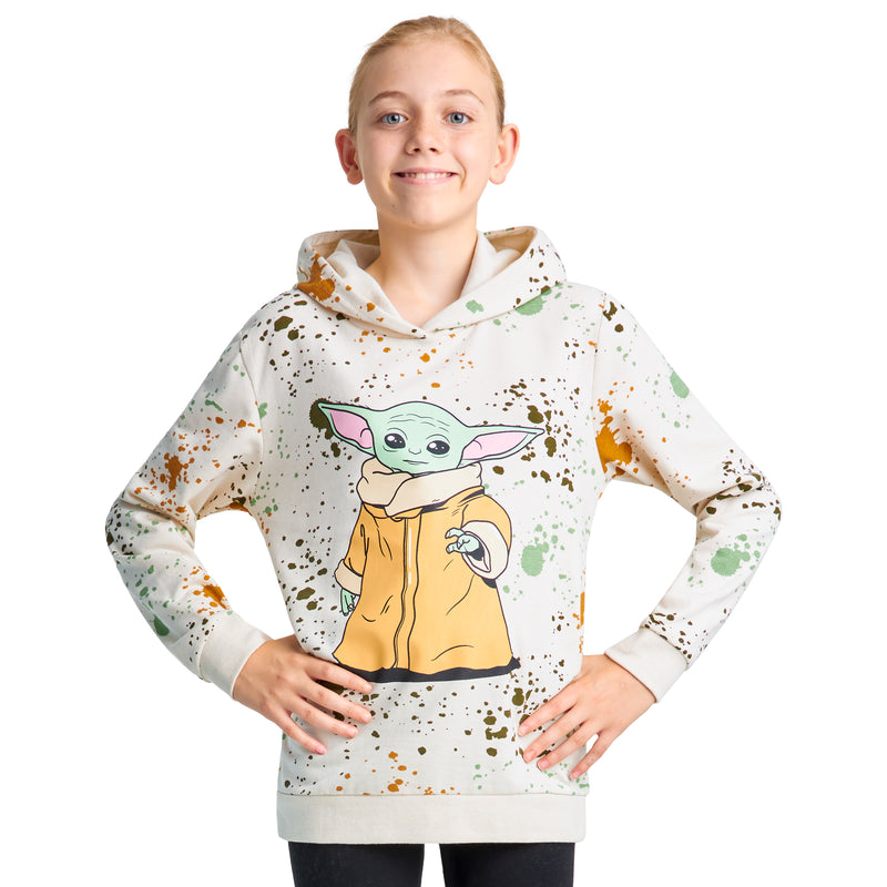 Disney Kids Hoodie - Baby Yoda Hooded Sweatshirt - The Mandalorian