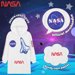 Nasa Fleece Hoodie Blanket for Kids and Teenagers - One Size Kids Oversized Hoodie - Get Trend